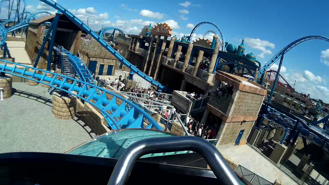 Energylandia - nowy rollercoster ABYSSUS moje  nagranie z pierwszego wagonika. kamera na klacie