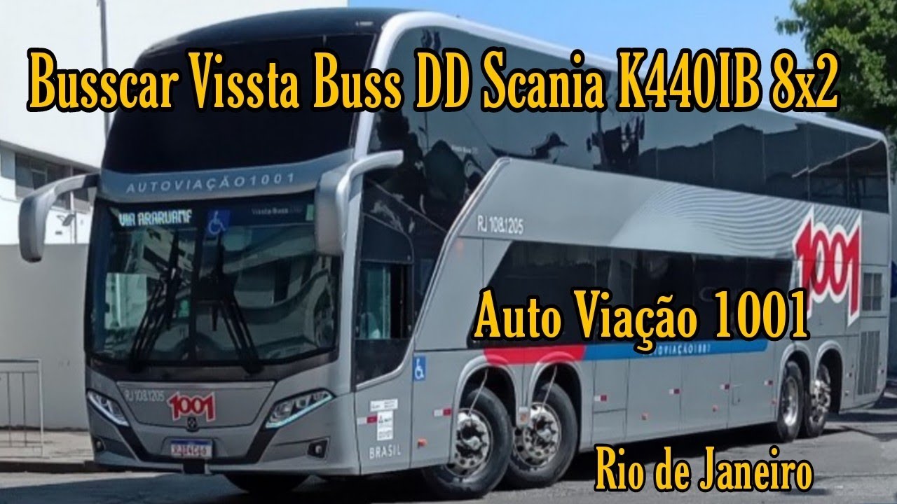 ✅[ Cabo Frio X Rio de Janeiro ] Busscar Vissta Buss DD Scania K440IB 8x2