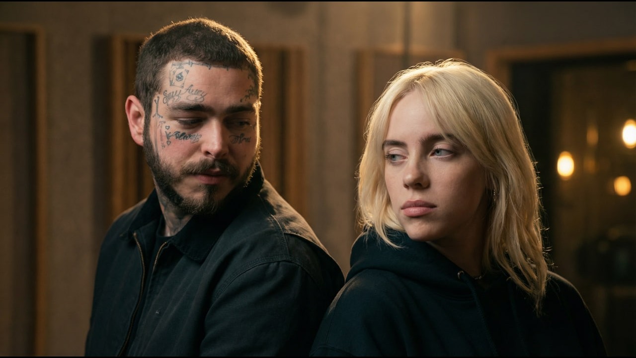 Post Malone ft. Billie Eilish – Almost Loved Forever (Official Music Video)