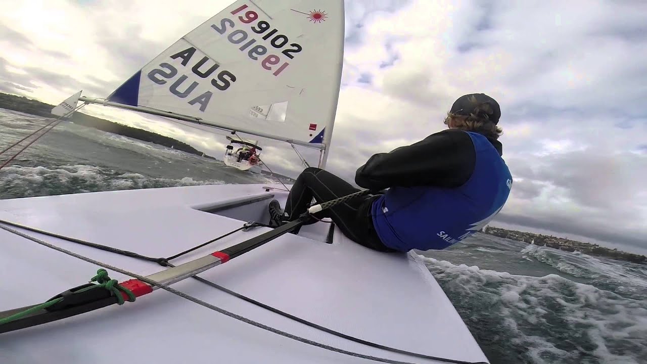 Laser Sailing on Sydney Harbour