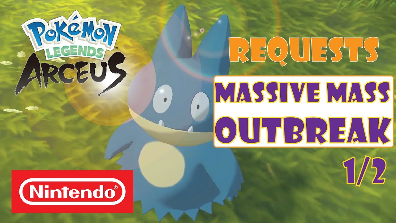 Pokemon Legends Arceus ปรากฏการ Massive Mass Outbreak /Story Requests 95,96,97 ( Part 1/2 )