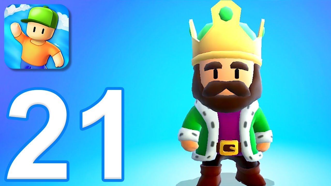 Stumble Guys - Gameplay Walkthrough Part 21 - Crown Win: 21 (iOS, Android)