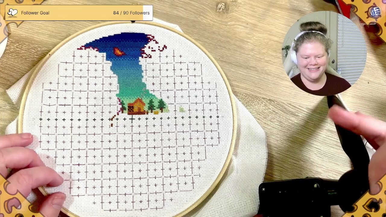 Cross Stitching My Stardew Valley Farm!