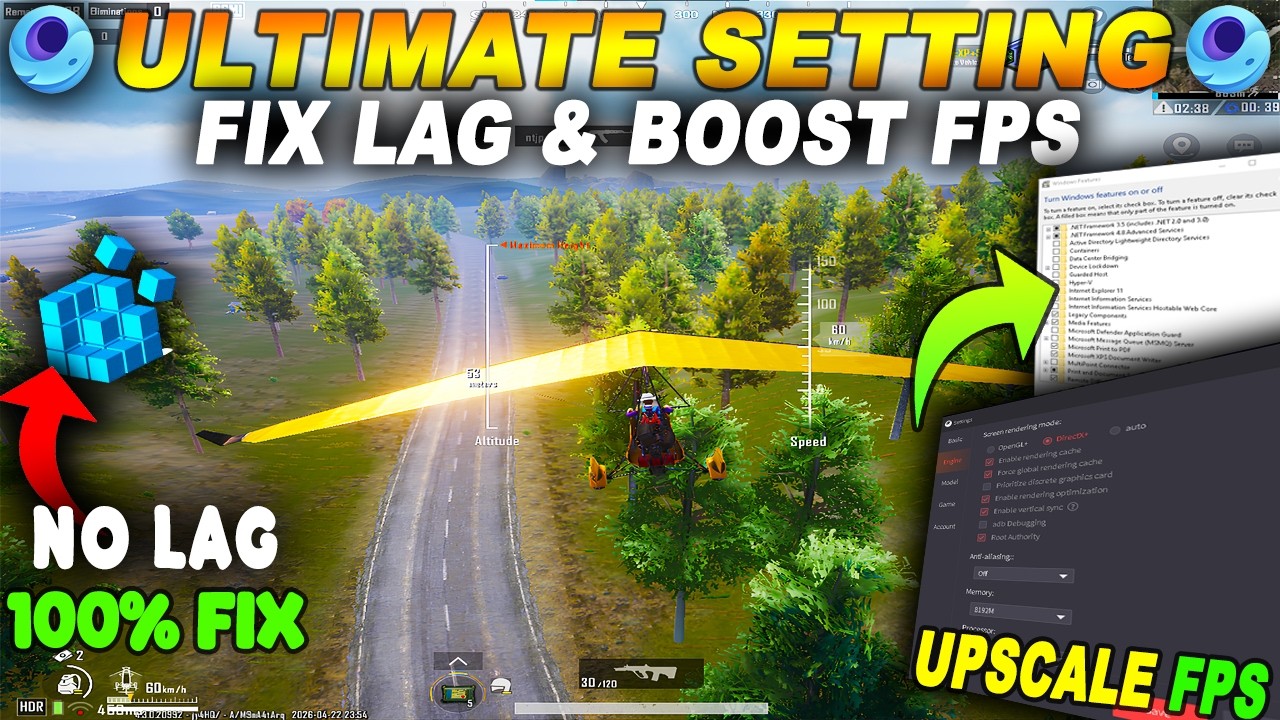 GameLoop Best Settings 2026 🚀 Fix Lag & Boost FPS (Low-End PC Supported)🔥