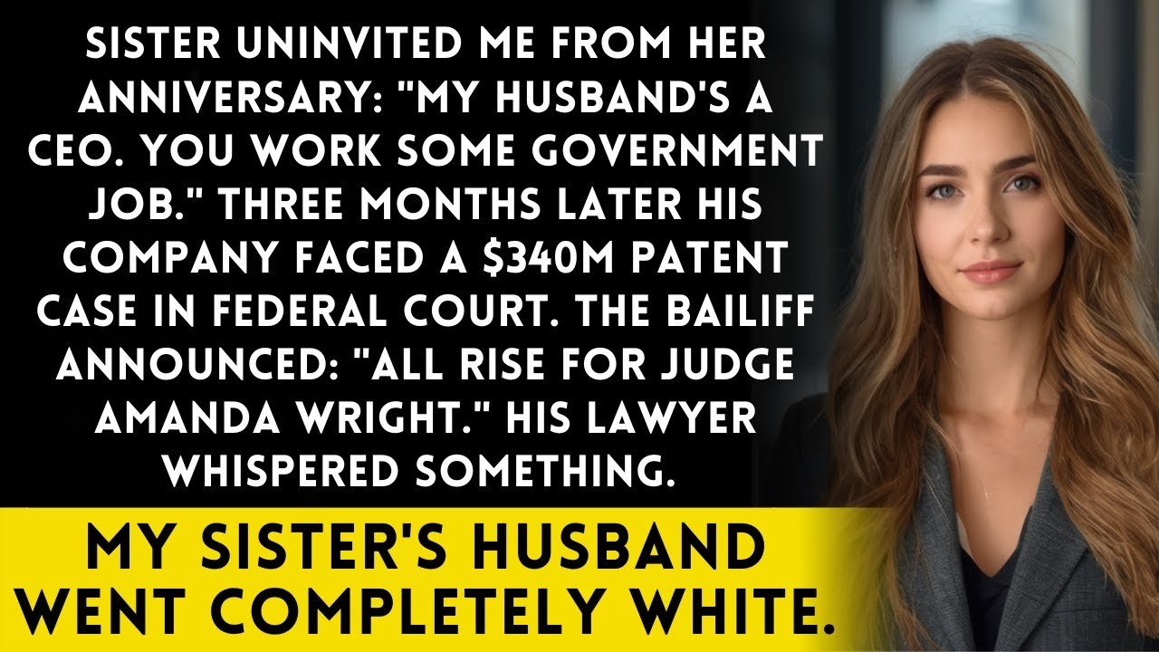 Sister Said Her CEO Husband Was Out Of My League   Until I Presided Over His $340M Case