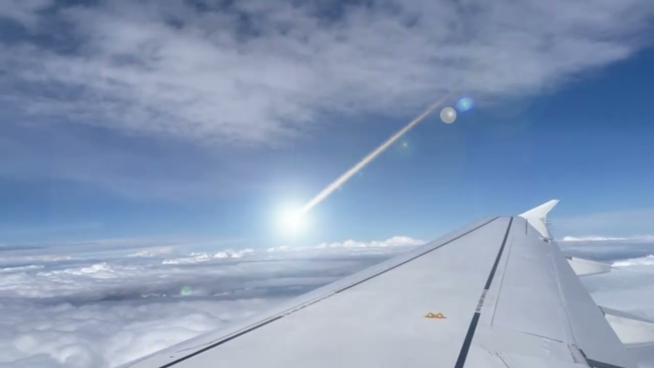 Kosmos 482 Soviet Venus Satellite Reentry | Caught from Passenger Plane!