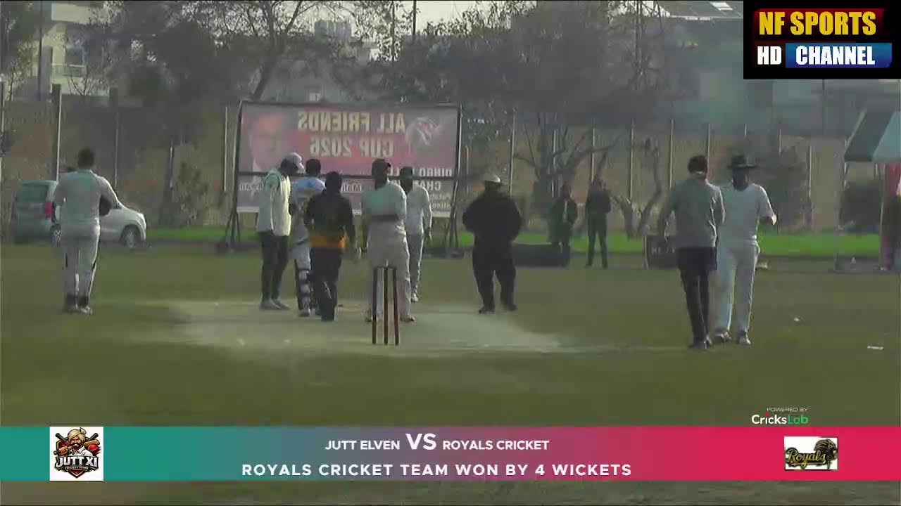 JUTT ELVEN CRICKET TEAM VS ROYAL CRICKET TEAM MATCH DIHLON CRICKET GROUND