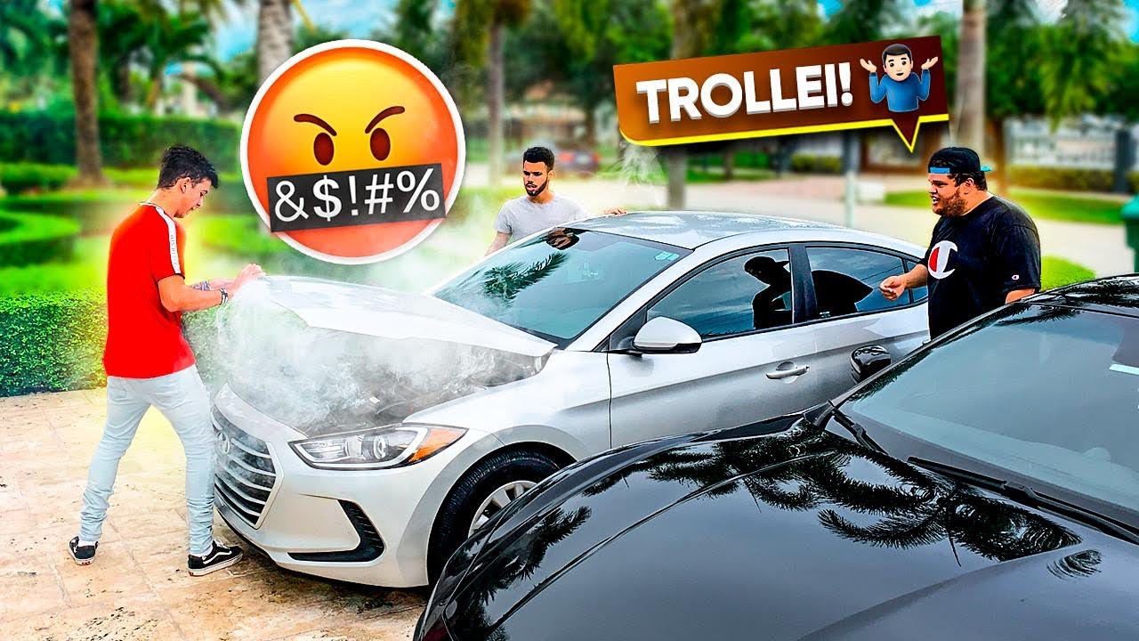 ENGANAMOS ELE FAZENDO O CARRO PEGAR FOGO  ‹ EduKof ›