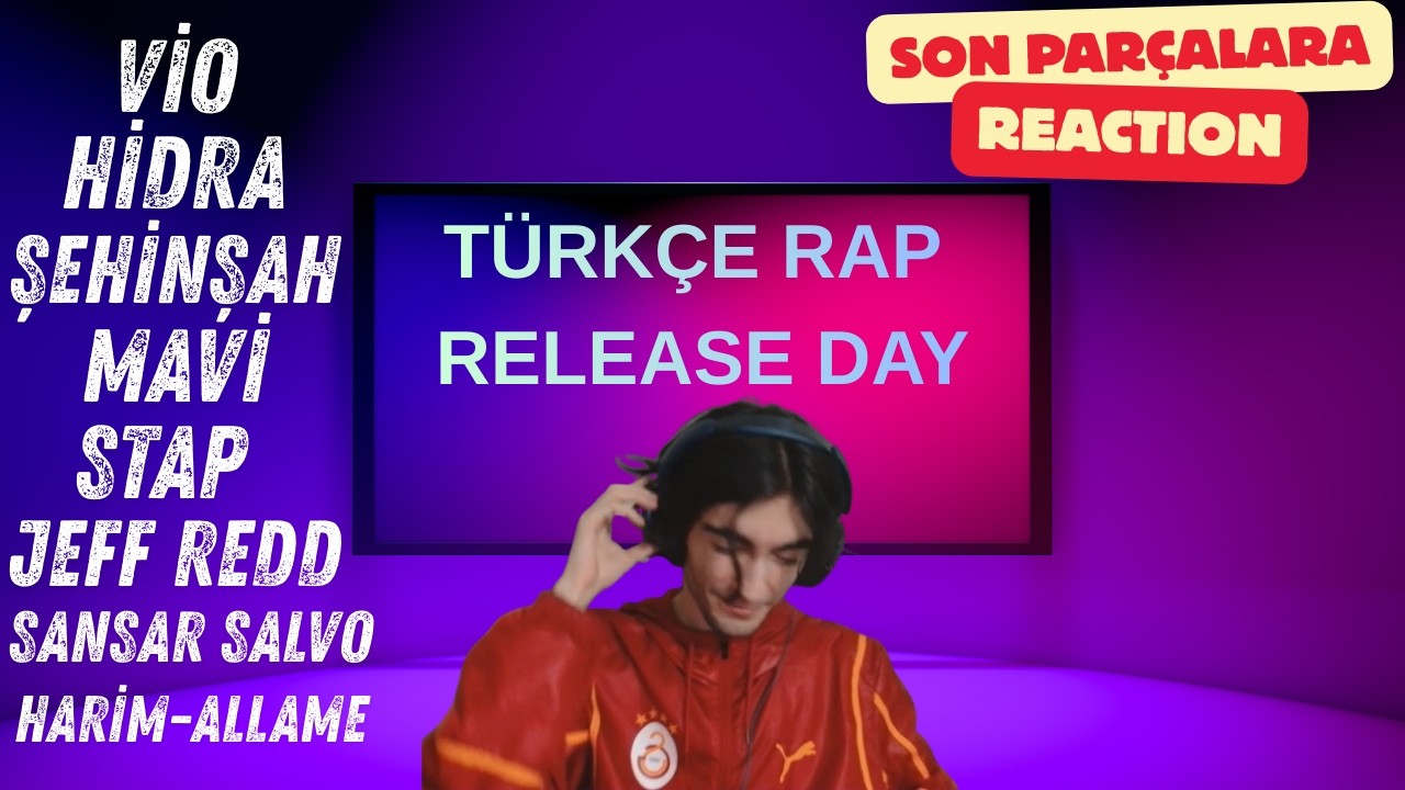 SON ÇIKAN ŞARKILARA TOPLU REACTION!!! (Sansar Salvo, Hidra, Şehinşah, Mavi, Allame, Harim, Stap)
