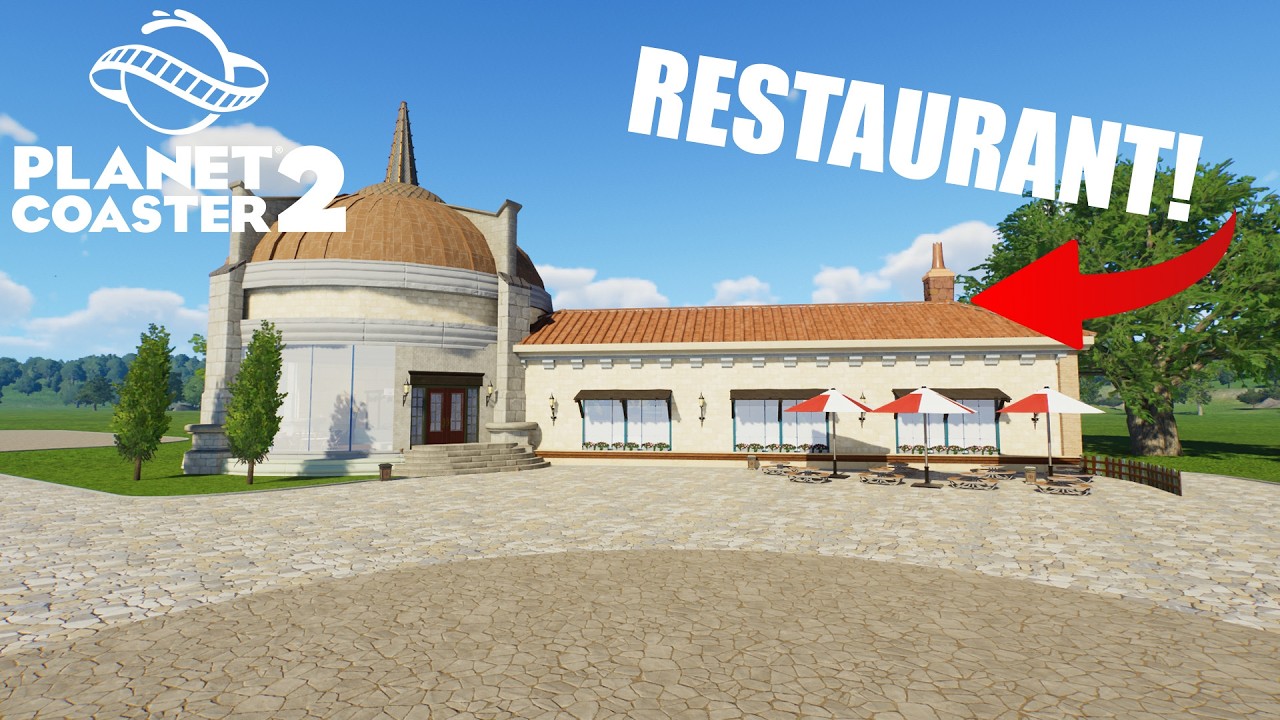 Adding a RESTAURANT to my themepark! | Cross World Park Ep.2