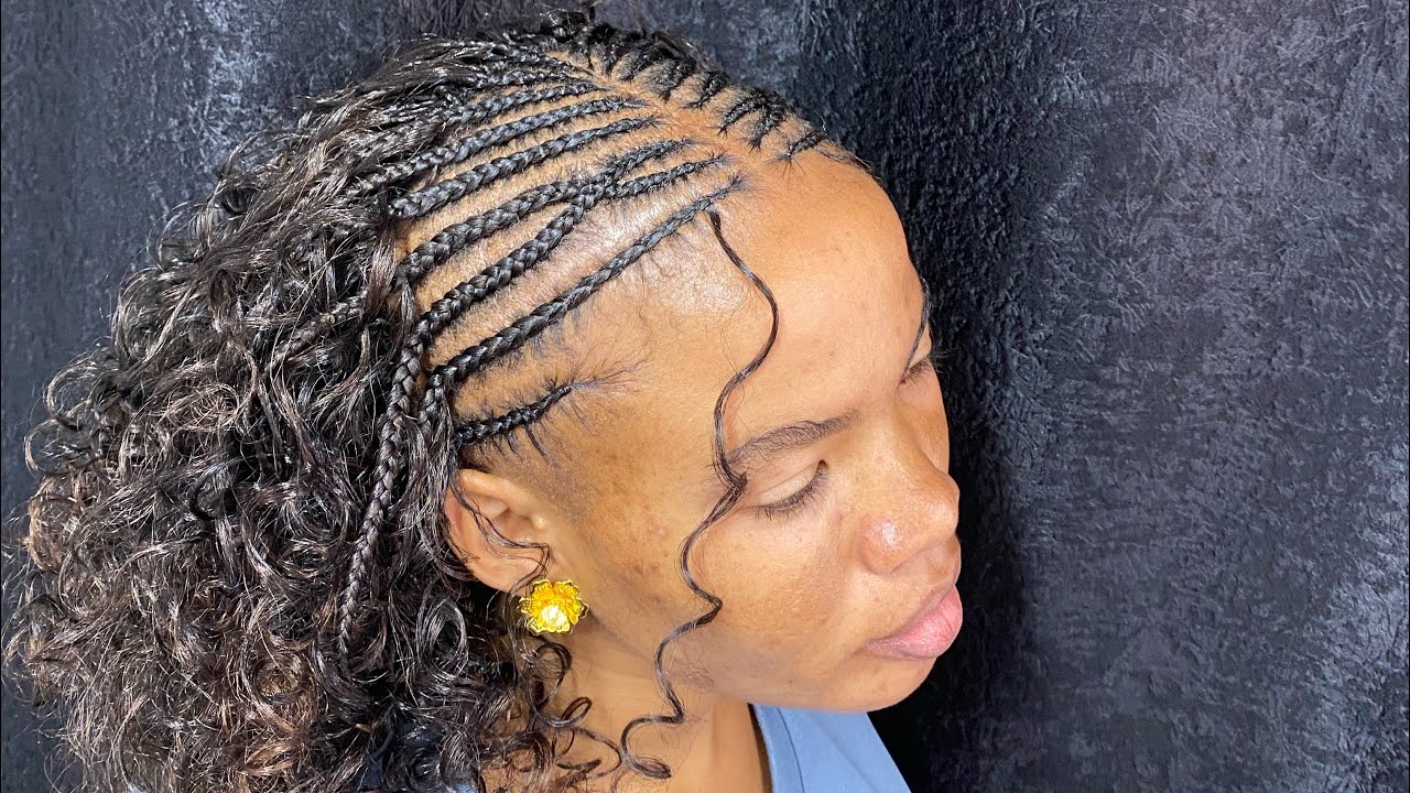 JINSI YA KUSUKA STICH AU CONROWS/HOW TO BRAID STICH OR CONROWS/JINSI YA KUCROCH 