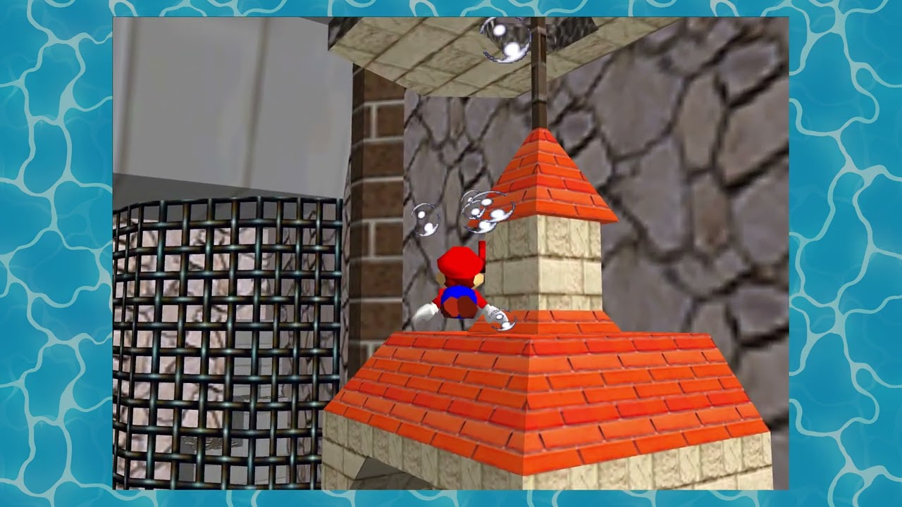 Mario explores a super flooded Wet-dry World in SM64 HD