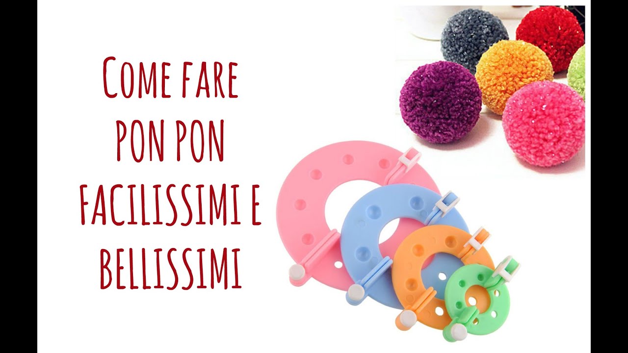Come fare PONPON Facilissimi con Pon Pon Maker (Strumenti per la Creatività)Arte per Te