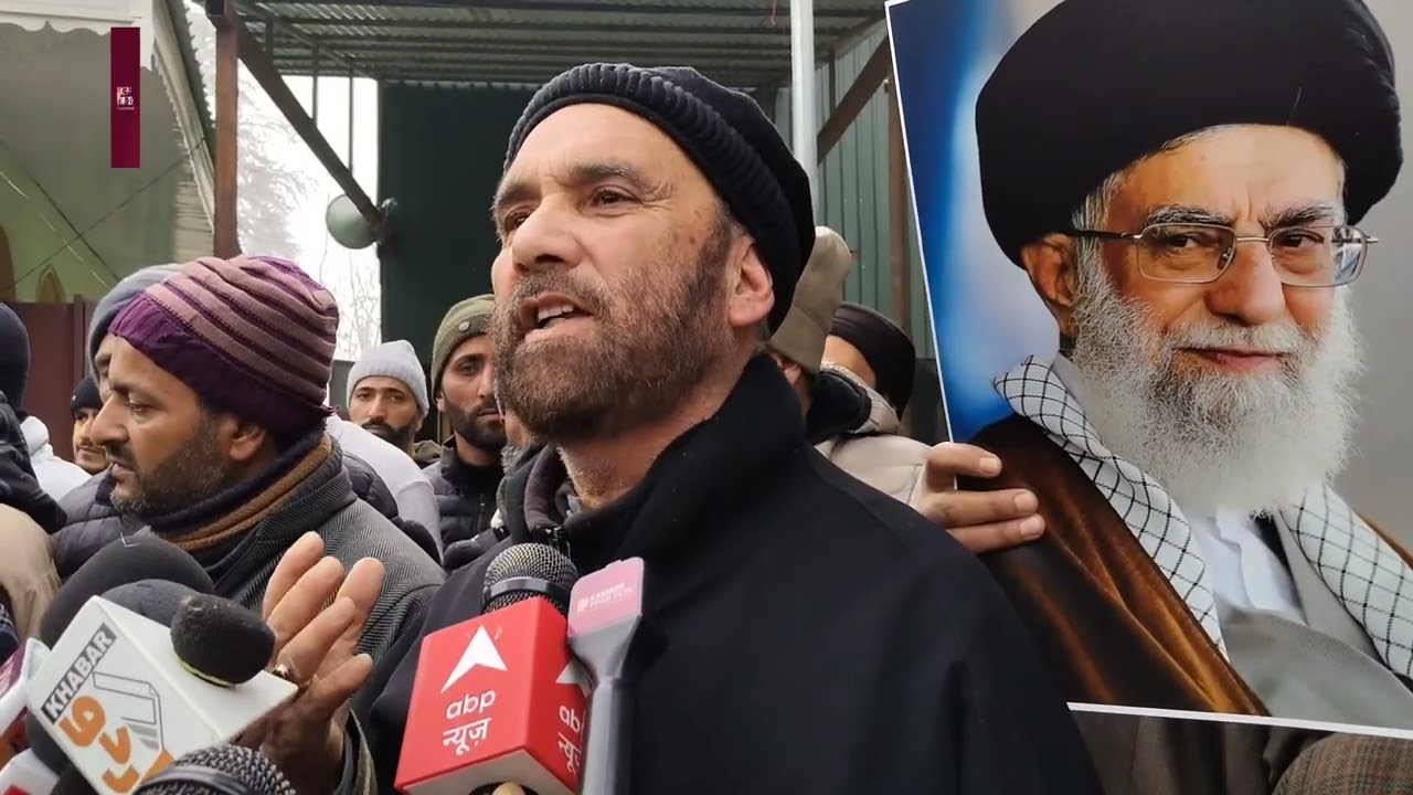 Shia Muslims Protest in Srinagar: Solidarity with Iran, Anti-US & Anti-Israel Rally
