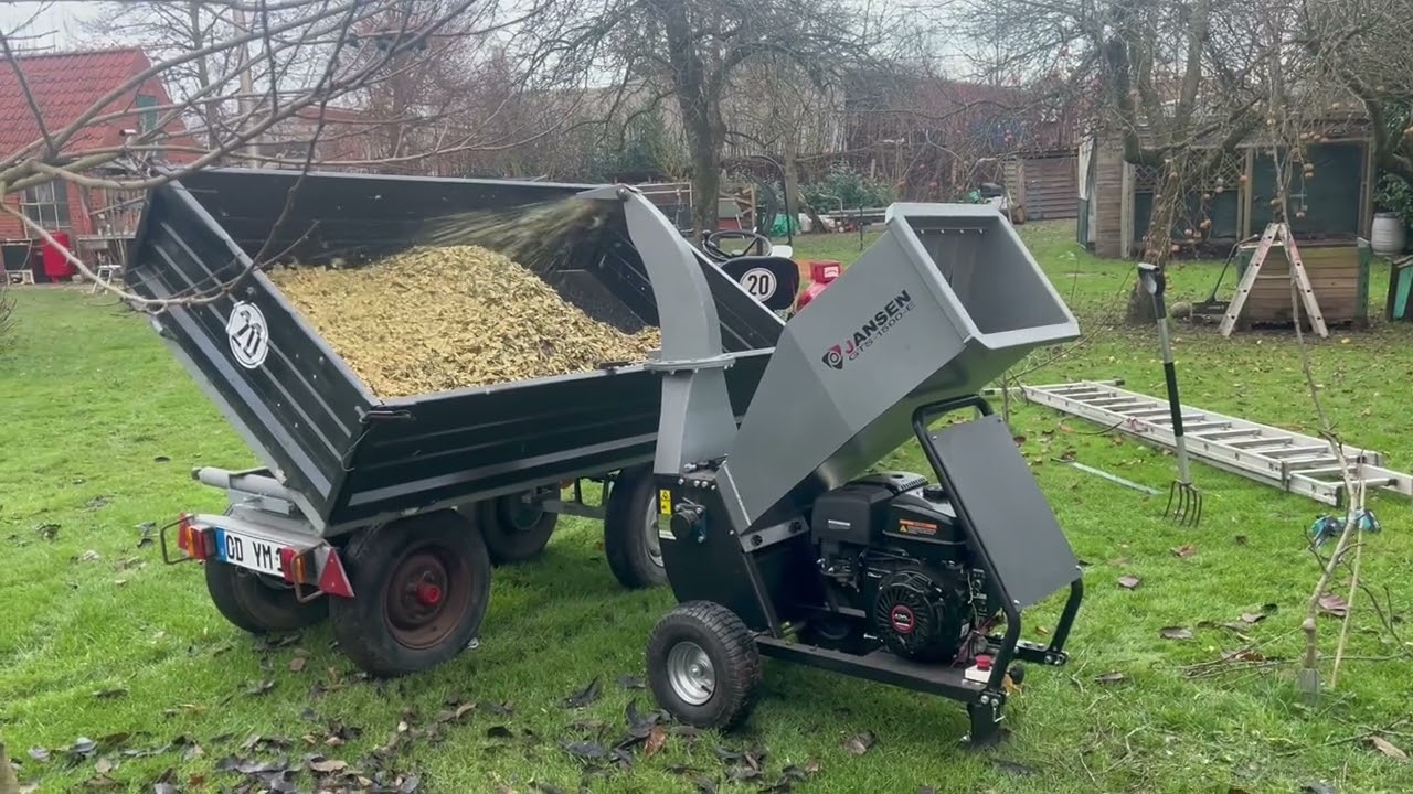 Jansen GTS 1500e Gartenschredder Häcksler 