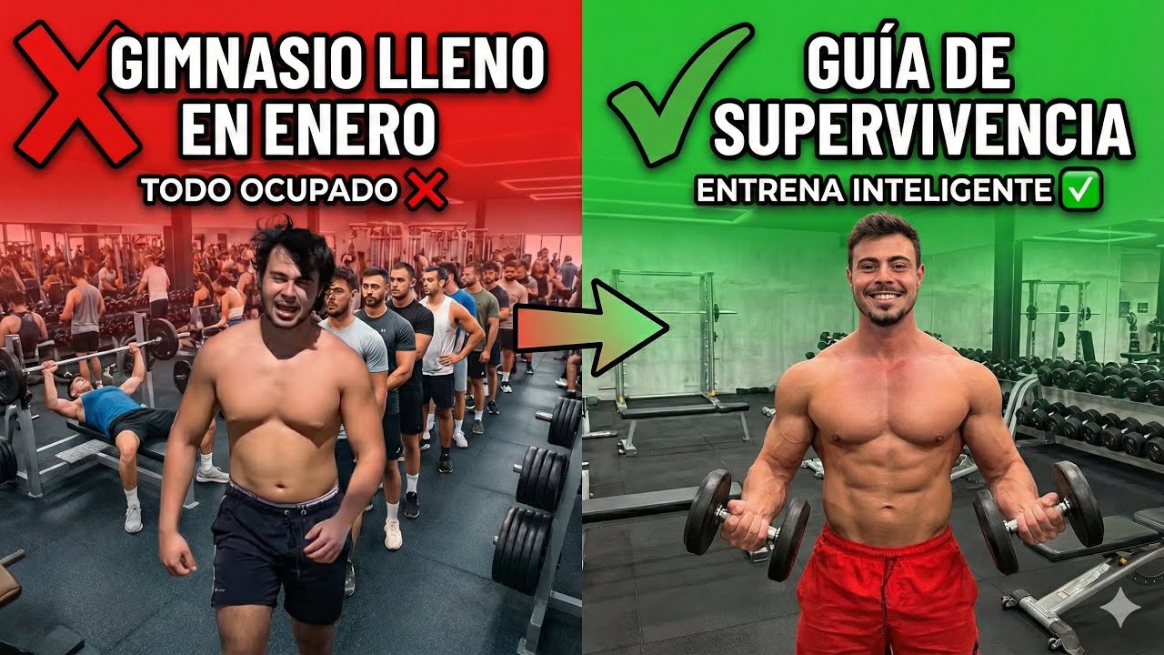 Gym LLENO en Enero👉🏽10 CAMBIOS para entrenar SIN ESPERAR máquinas 🔥