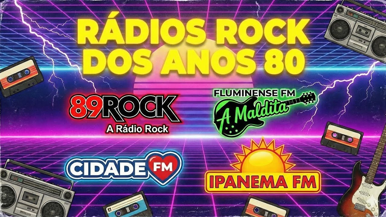 4 radios rock dos anos 80