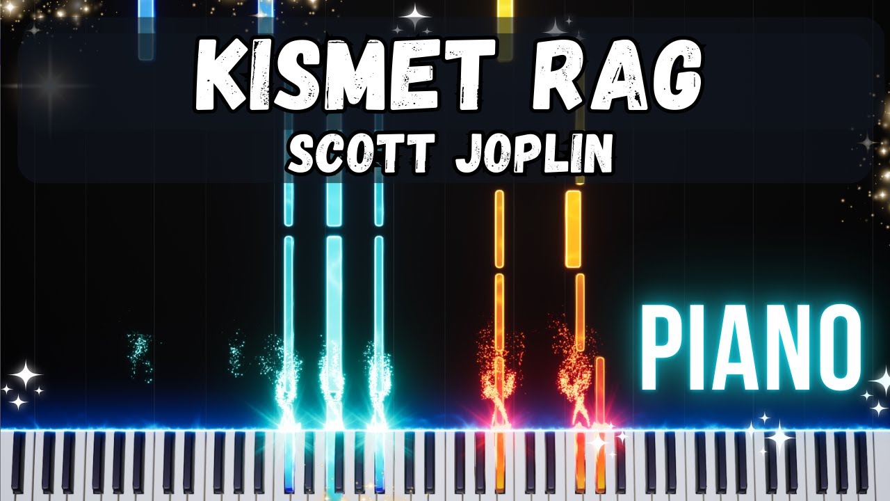 🎵 Scott Joplin - Kismet Rag | Piano Tutorial (Ragtime, Synthesia)
