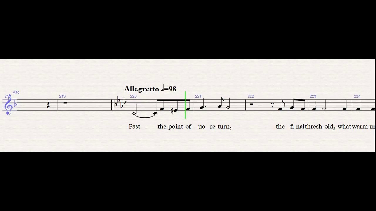 Phantom of the Opera Medley- ALTO
