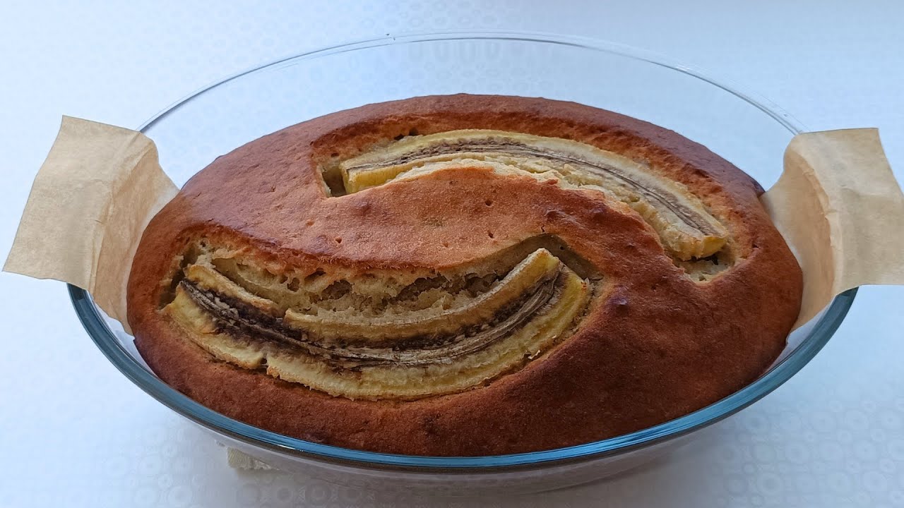 БАНАНОВЫЙ ПИРОГ. Ең Оңай Дәмді Пирог! Banana Pie. Ауызашарға Хош Иісті Пирог.