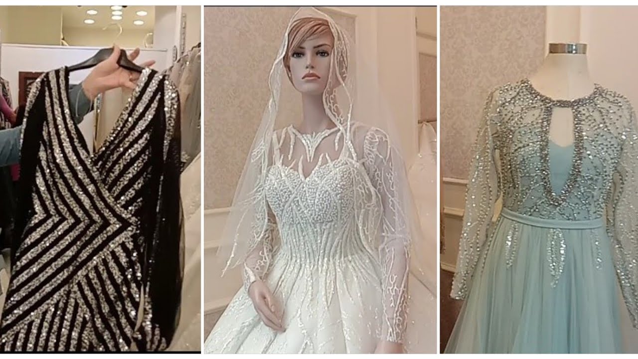 كوليكشن جديد 2022 لفساتين الزفاف والسهره وخصم 25% لكل عرايس القناه💖مع وفاء محمد
