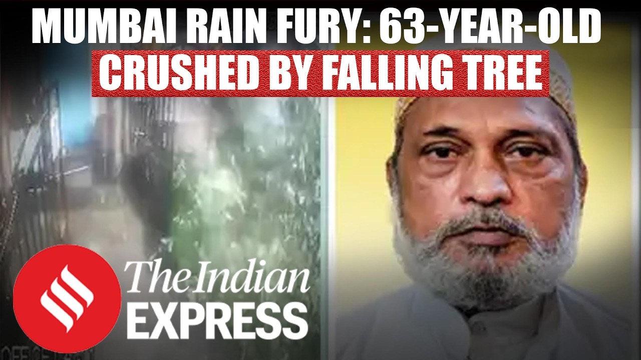 Mumbai Monsoon Turns Deadly Again: 63-Year-Old Killed as Tree Collapses Amid Red Alert