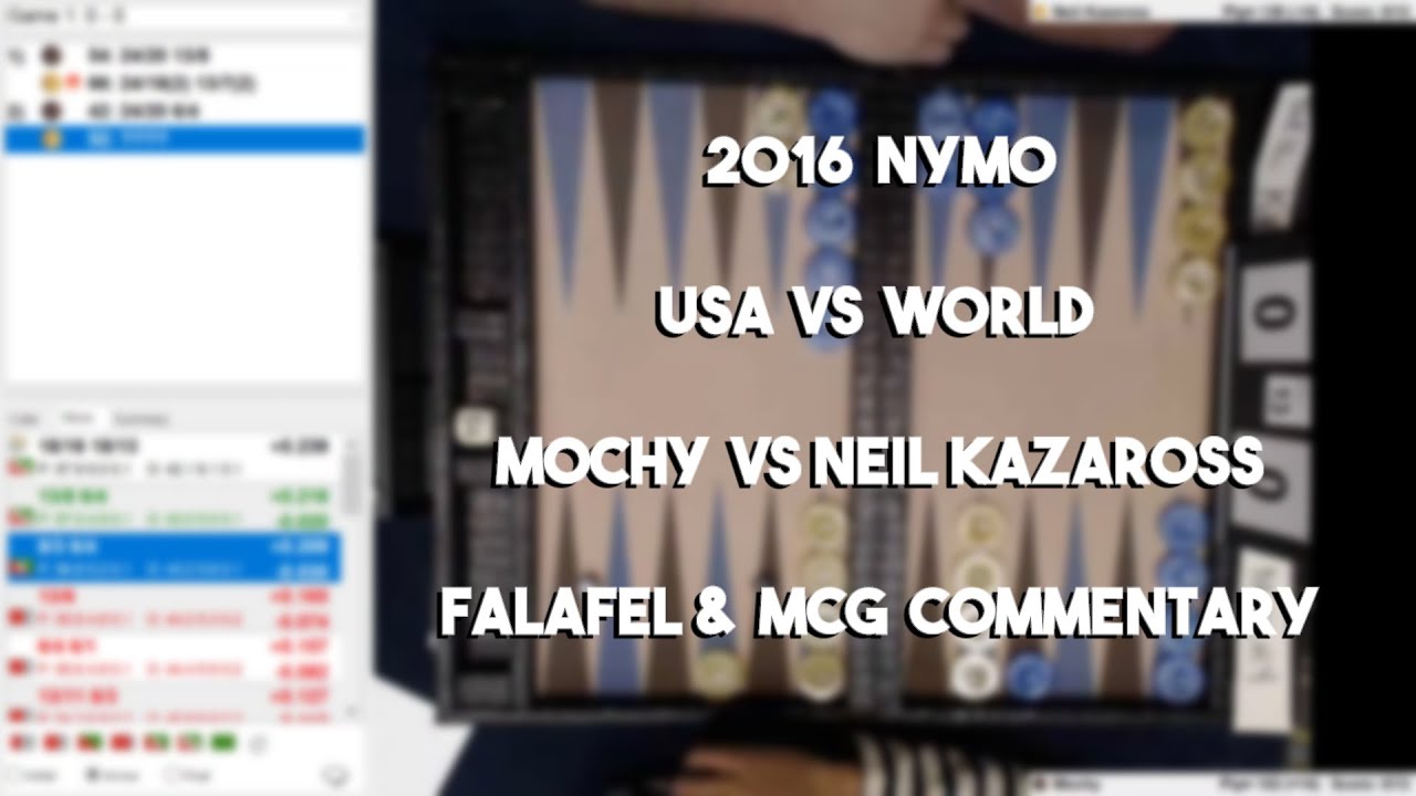 *CLASSIC* Mochy vs Neil Kazaross w/ Falafel & MCG Commentary NEW w/ XG!  2016 NYMO USA vs World