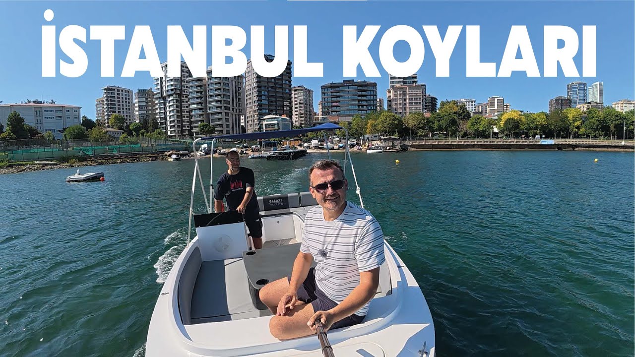 İSTANBUL KOYLARINI TEKNE İLE GEZDİK ! SÜPER KOYLAR KEŞFETTİK ! ADALAR MANZARALI KOYLAR !