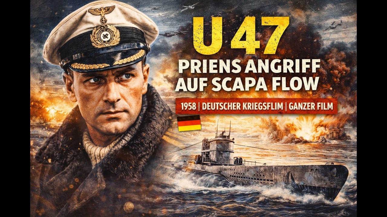 ⚓ U 47 – PRIENS ANGRIFF AUF SCAPA FLOW (1958) | DEUTSCHER KRIEGSFILM – GANZER FILM