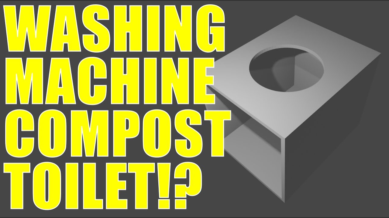 Compost toilet project, using a washing machine!