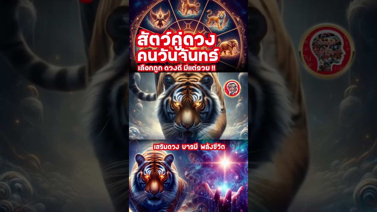 🔥คนเกิดวันจันทร์ ต้องมีสิ่งนี้ติดตัวสัตว์คู่ดวงเสือนักล่า เสริมอำนาจบารมี โชคลาภ #eokth #คนวันจันทร์