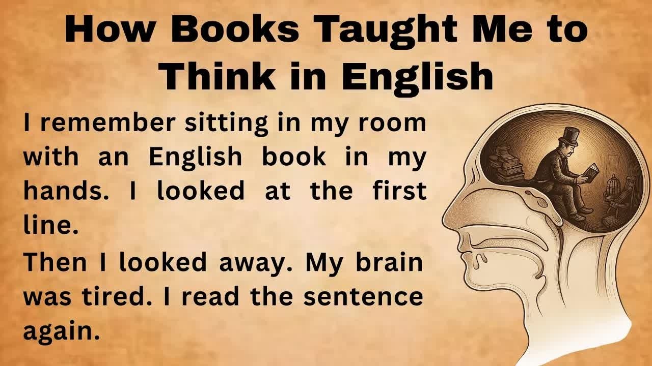 How Books Taught Me to Think in English ｜｜ Think and Speak in English