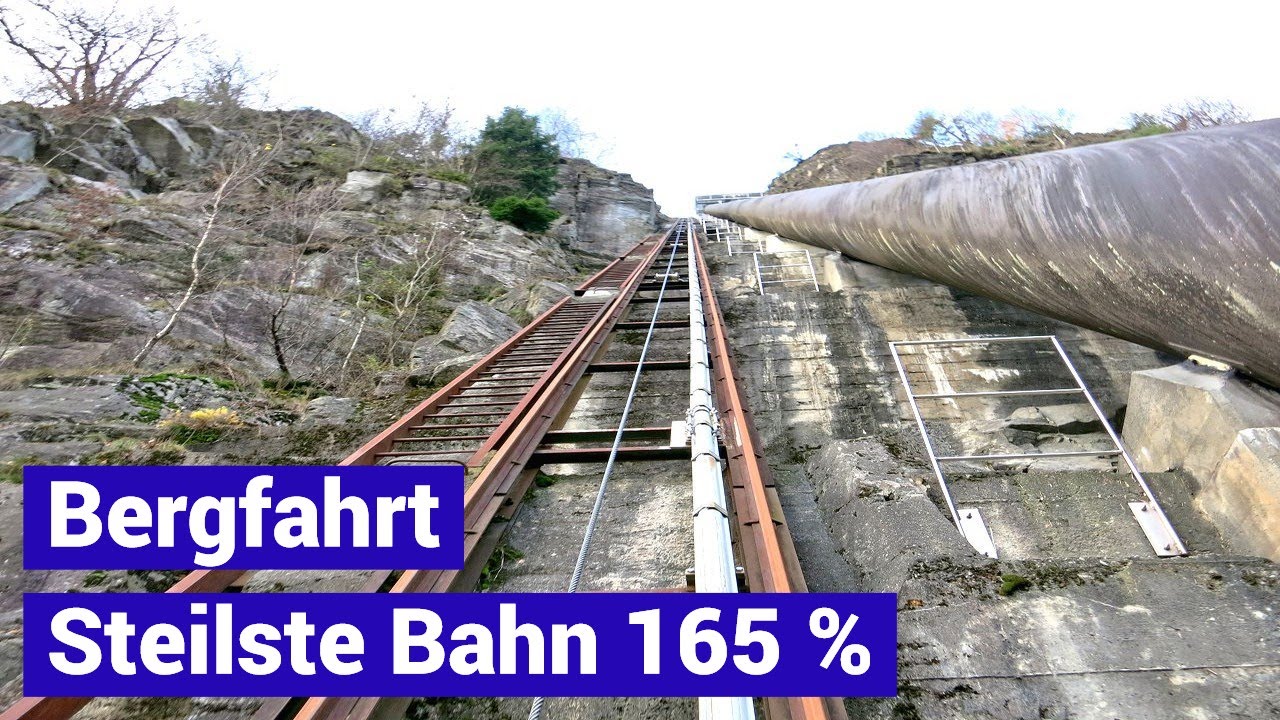 Piottino Bergfahrt 2024 steilste Standseilbahn Schweiz - funicolare funicular