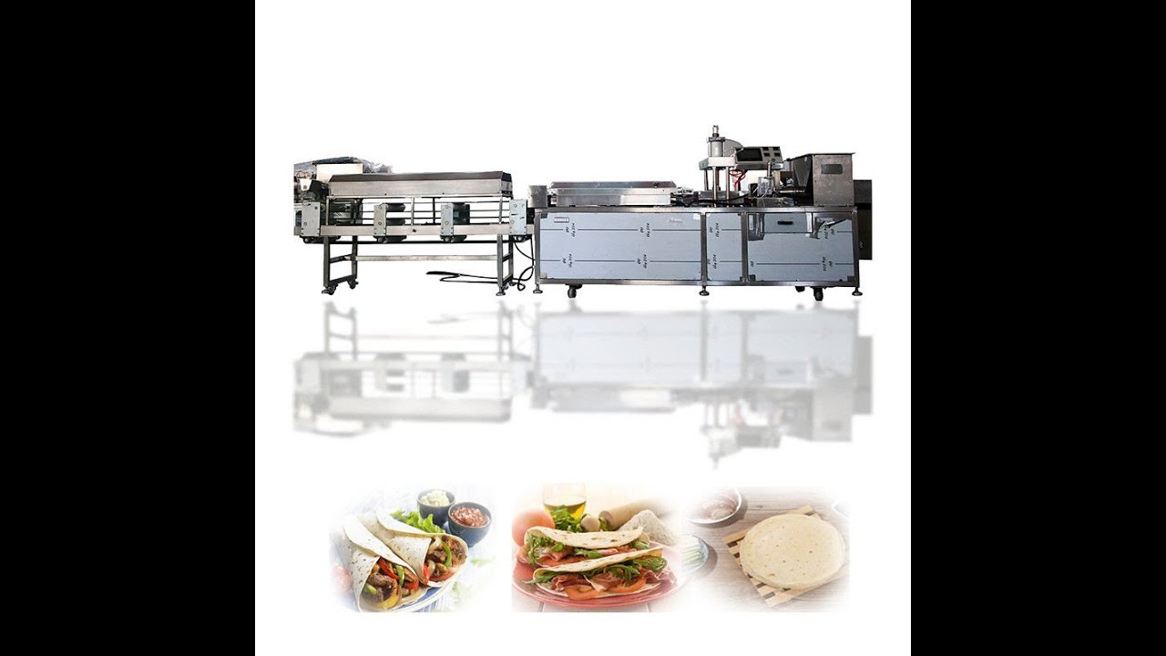 Automatic pancake making machine 20-30cm Small flatbread making machine Dough heads 1200-1600 pcs