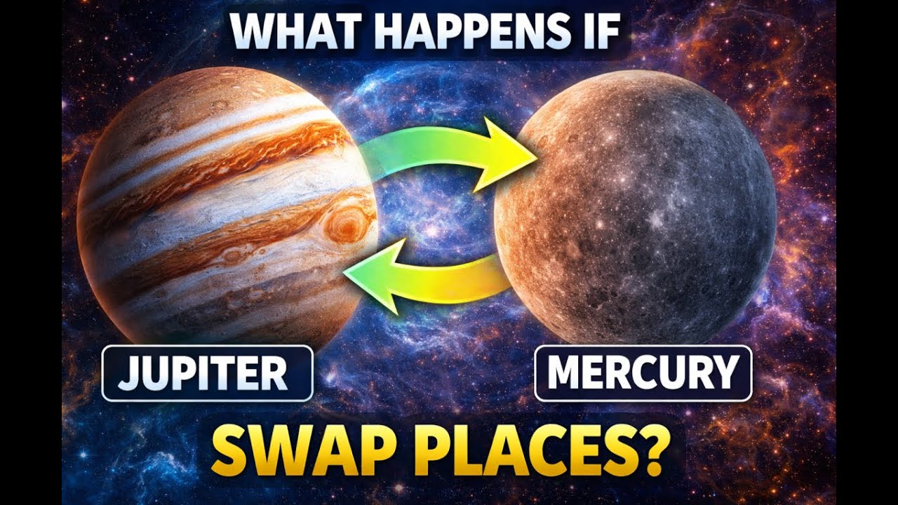 What happens if Jupiter and Mercury swap places? - Universe Sandbox²
