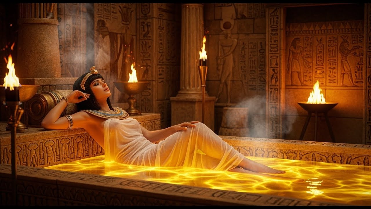 Life 1,900  Years Ago : How They Made Cleopatra’s Golden Bath —The Forbidden Egyptian Ritual