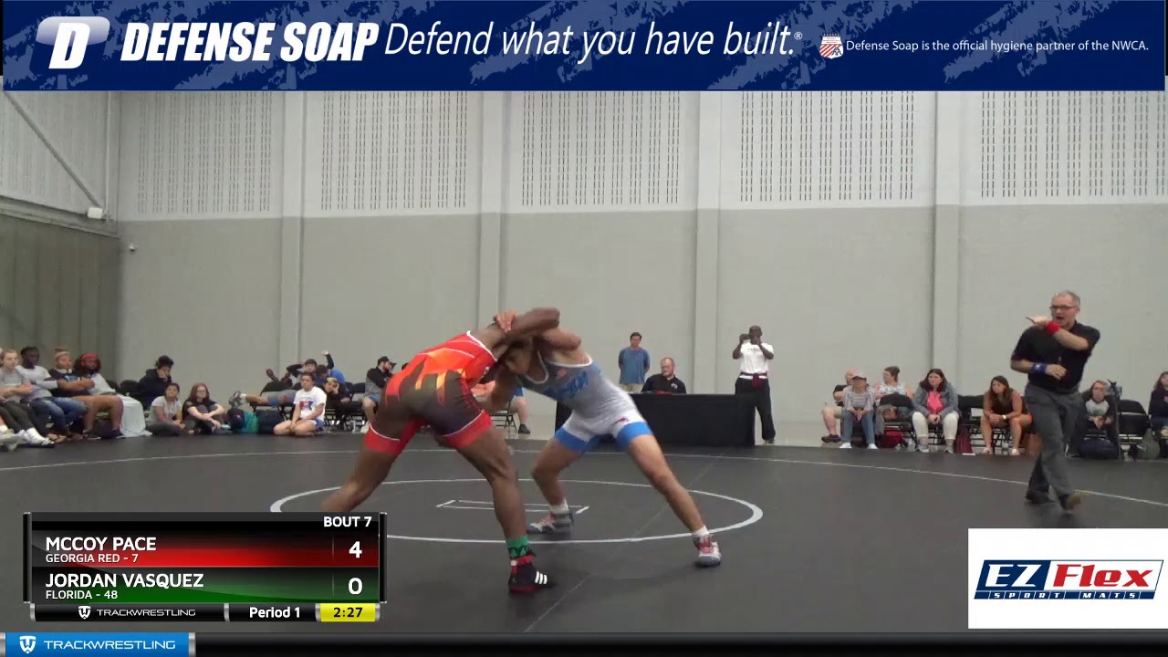 Mat 5 145 Mccoy Pace Georgia Red Vs Jordan Vasquez Florida