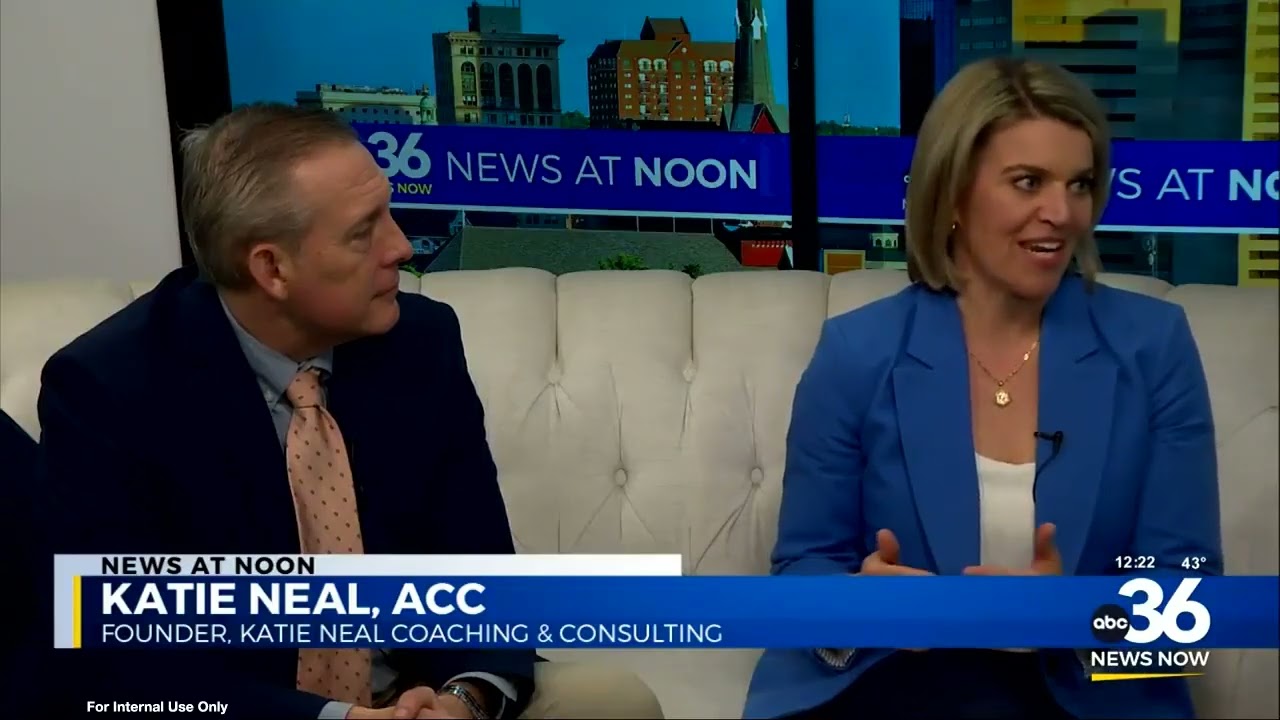 Katie Neal, ACC, + Brant Welsh, APR, talk PRSA and TEDx Talk on ABC36's News at Noon with Doug High