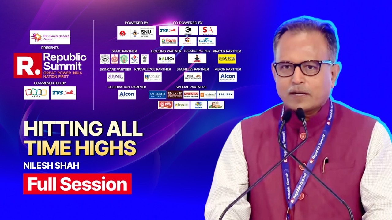 Republic Summit 2026: Nilesh Shah, MD, Kotak Mahindra AMC Ltd. | Hitting All-Time Highs