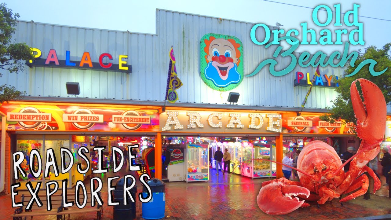 OLD ORCHARD BEACH, MAINE | Rainy Beach Day in ME | Palace Playland Arcade & Pier | NEX 12