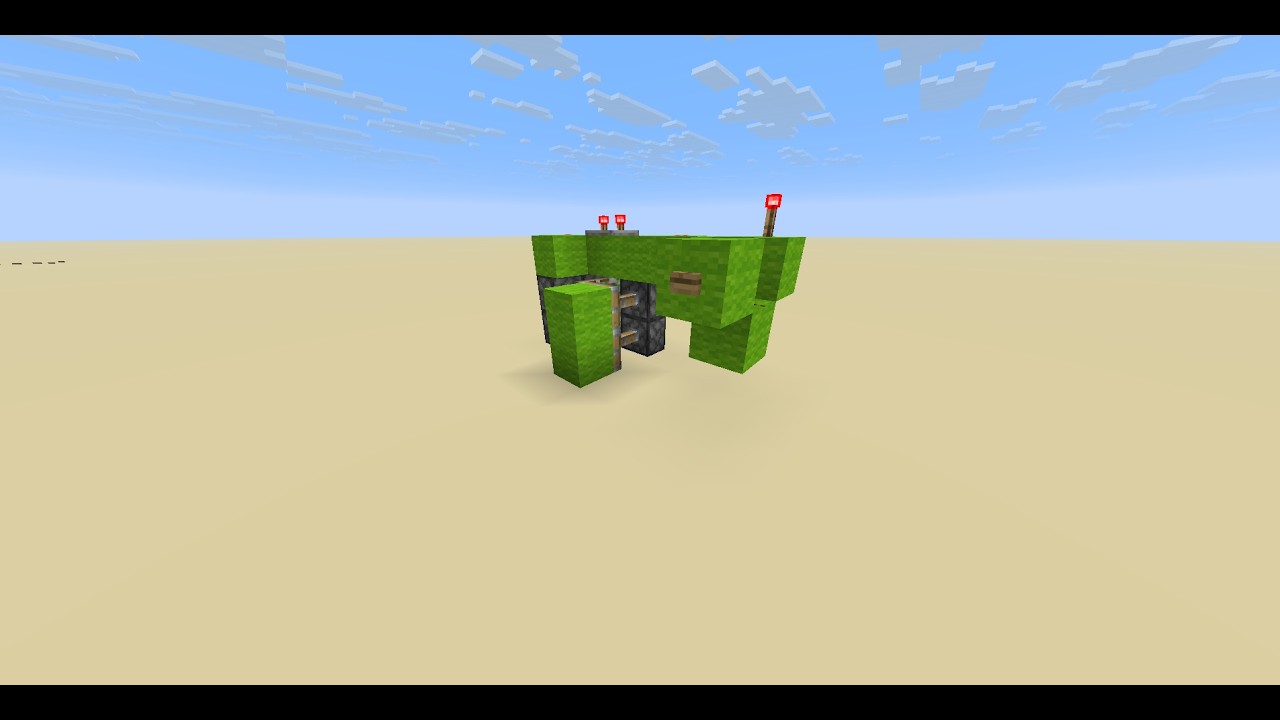 1x2 Piston Door Easy Tutorial!