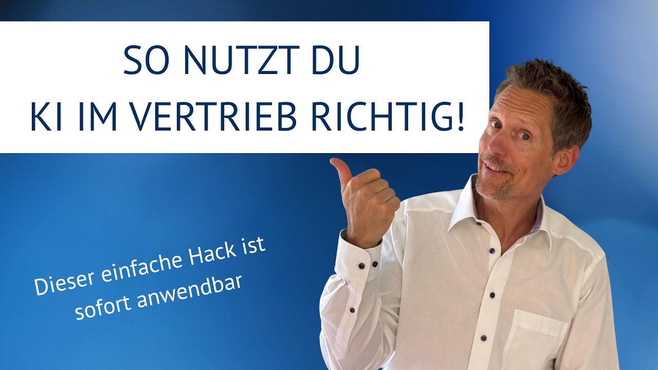 KI im Vertrieb richtig nutzen