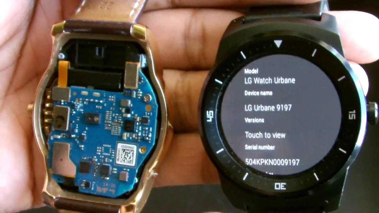 LG Urbane Watch Teardown - Disassemble