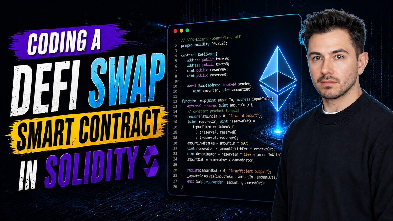 Coding a DeFi Swap Smart Contract in Solidity