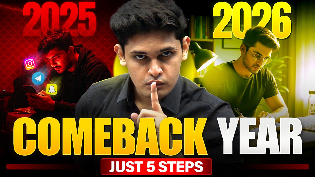 2026 Biggest Comeback Plan 🔥 | Follow this 5 Simple Steps | Prashant Kirad