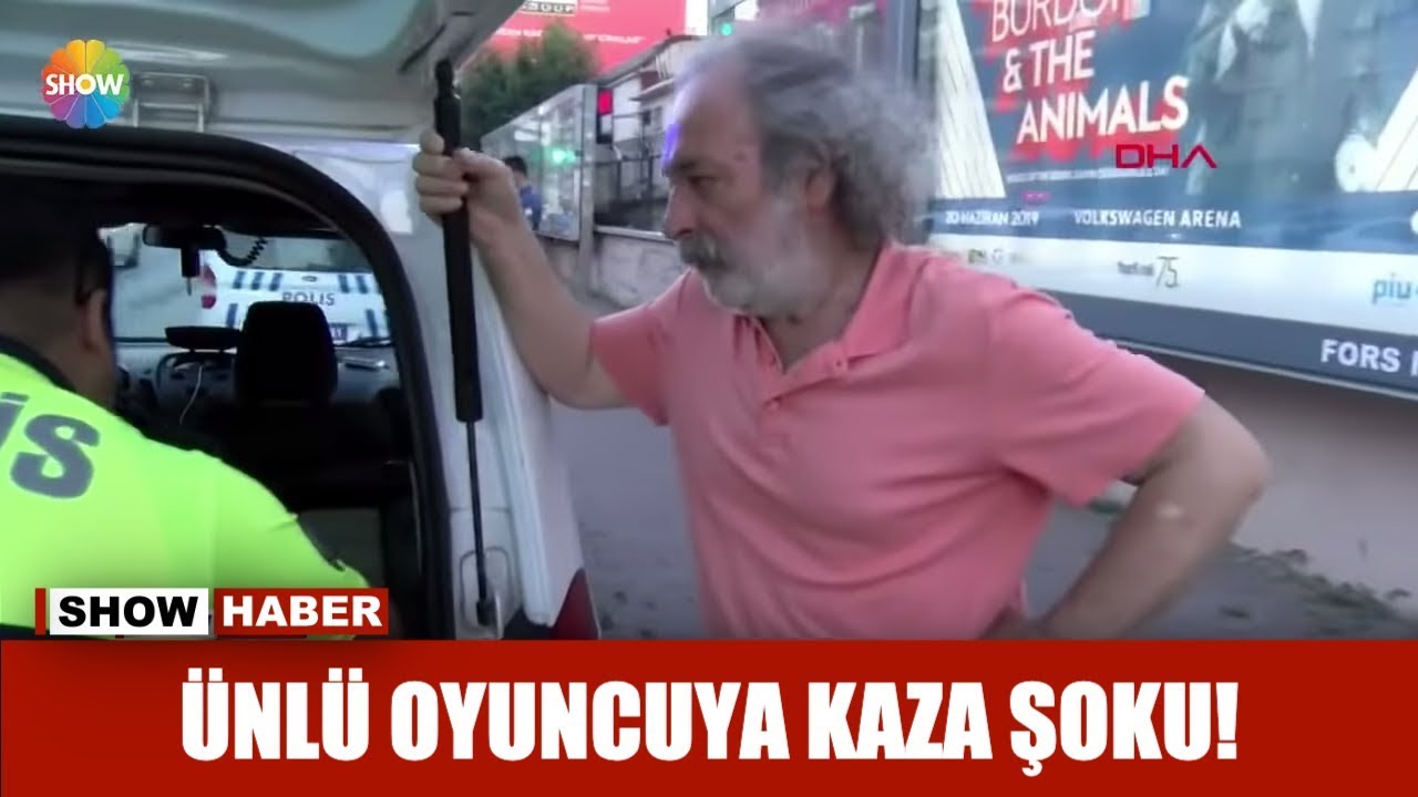 Ünlü oyuncuya kaza şoku!