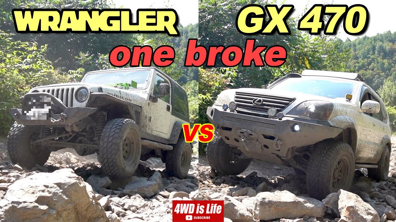 Lexus GX470 vs Jeep Wrangler TJ - Off-Road Comparison