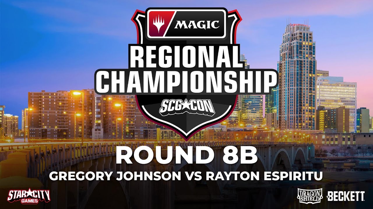 Gregory Johnson vs Rayton Espiritu | Round 8b | SCG CON Minneapolis MTG Regional Championship