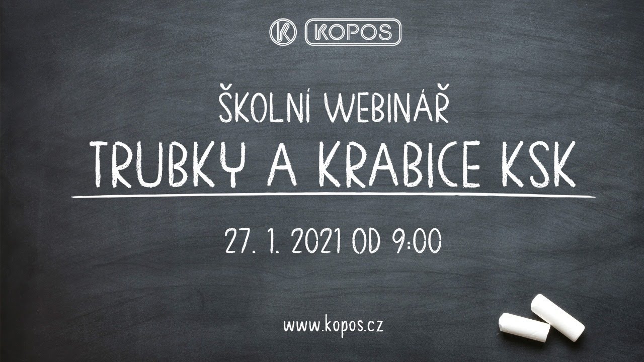 Trubky a krabice KSK (#ŠKOLNÍWEBINÁŘ)