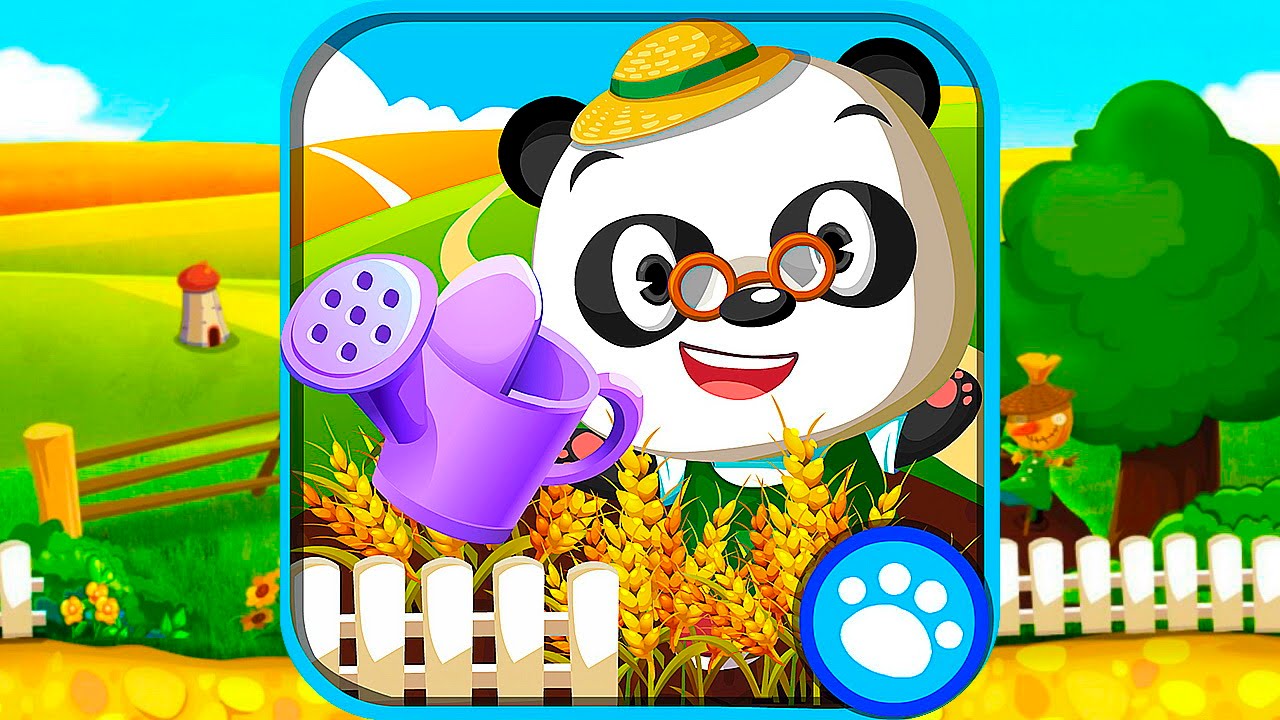 Огород Доктора Панды - Обзор развивающего приложения для детей. Dr  Panda’s Veggie Garden